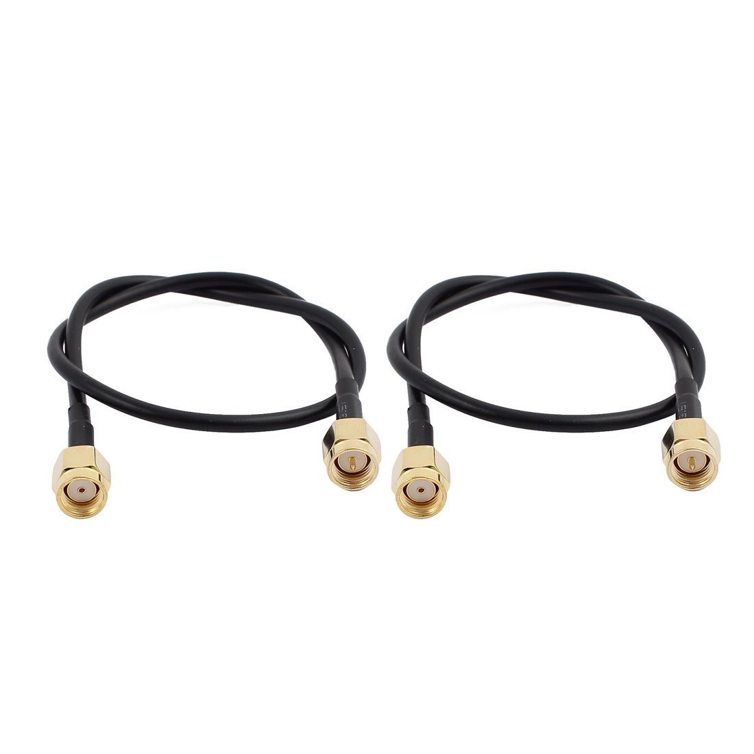 ELECTROPRIME 2Pcs RG174 Antenna Extension Cable RPSMA Female to Male Connector Pigtail Cable