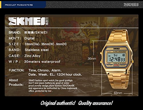 Skmei 1123 gold Clearance