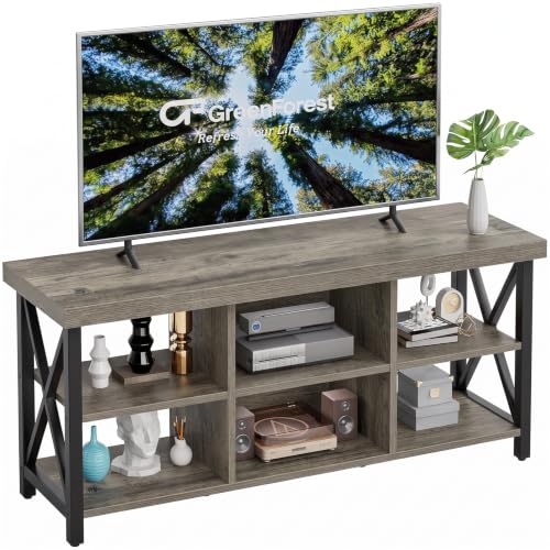 GreenForest TV Stand for 65 in TV, 55' Entertainment Center for Living Room