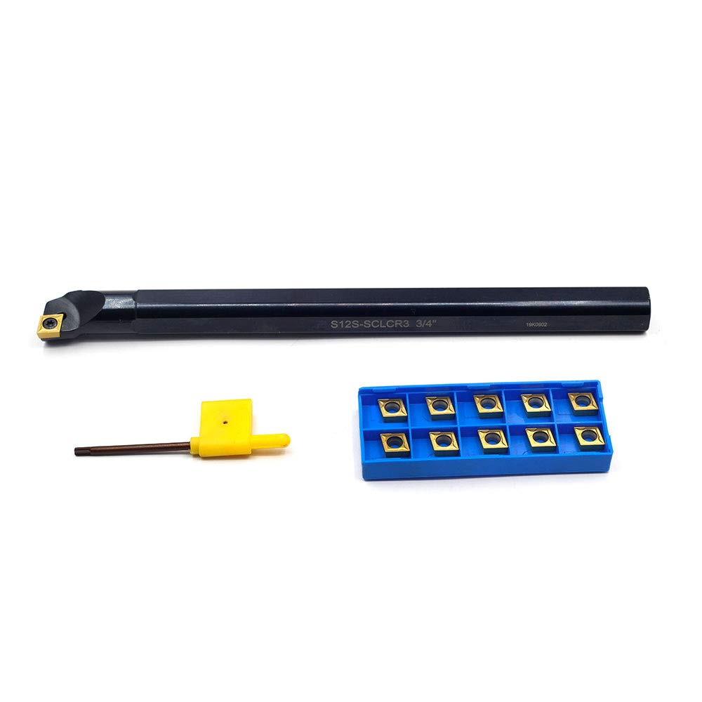 OSCARBIDE Indexable Boring Bar - 10 Inserts Included -8