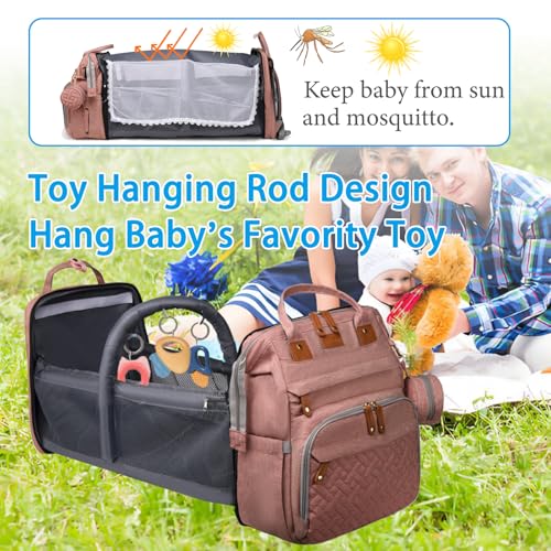 Jeryswet Diaper Bag with Changing Station
