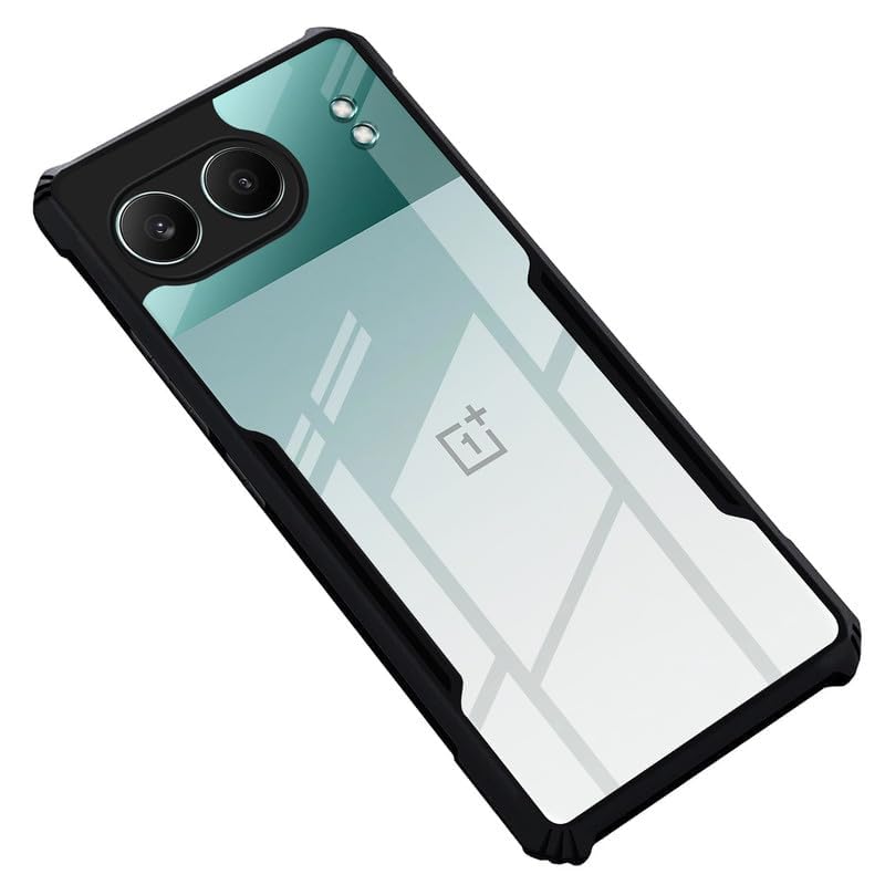 GoldKart OnePlus Nord 4 5G Cover | Camera Protection Shockproof Bumper-Edge | Acrylic Crystal Clear 360 Degree Protection TPU+PC | Transparent Eagle Back Case Cover (Black) (B0DBWH6C4F) Amazon Price History, Amazon Price Tracker