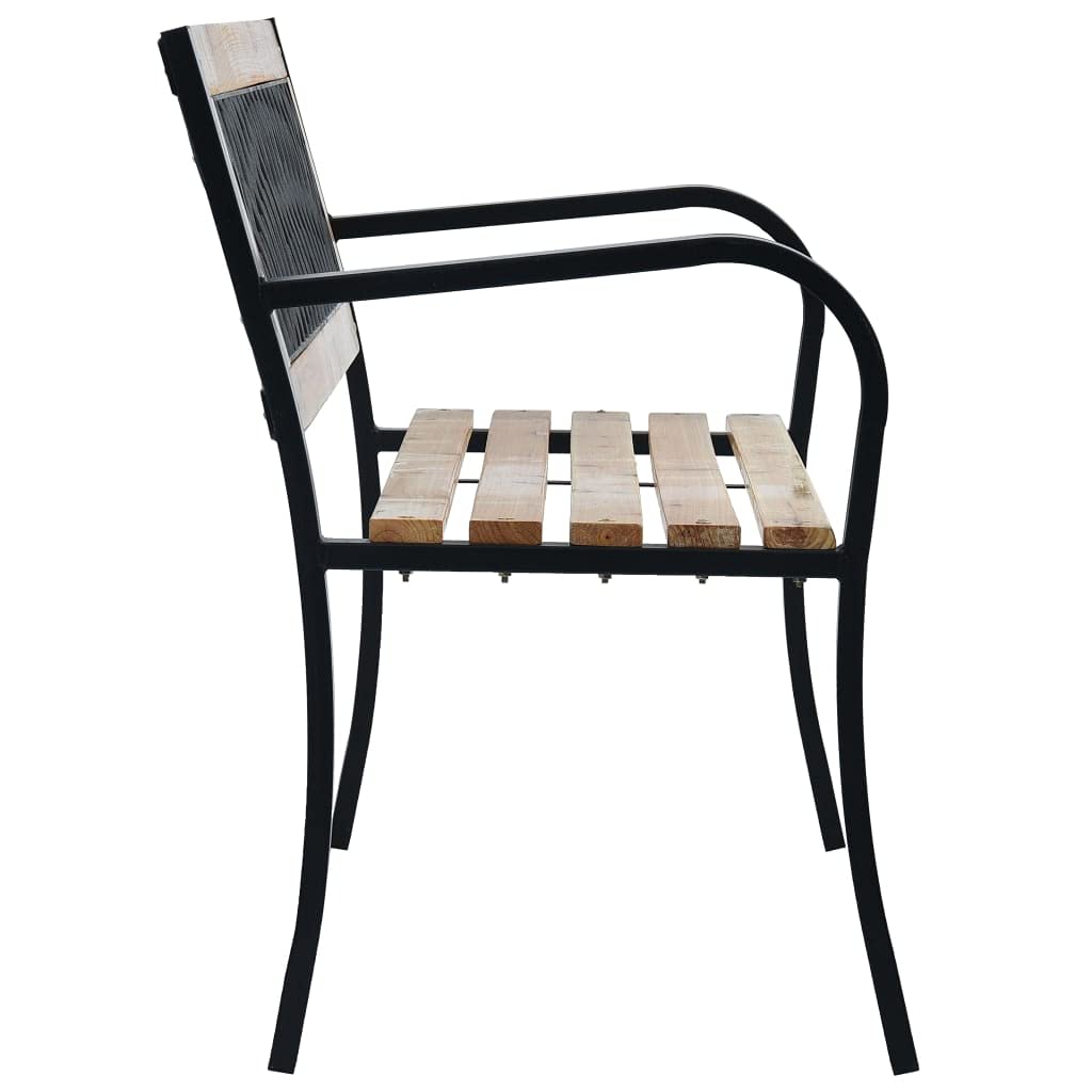 vidaXL Panchina da Giardino 120 cm in Legno