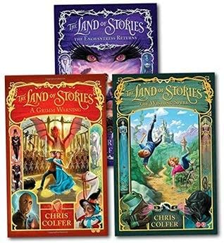 The Land of Stories 3-Book Set by Chris Colfer (Wishing Spell, Grimm Warning, Enchantress Returns)
