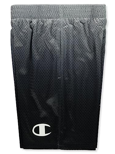 Champion Big Boys Pull-On Performance Mesh Athletic Shorts, Ombre Concrete/Black, Medium2