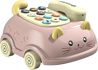 TOYANDONA Teléfono De Juguete Musical Historias para Educación Temprana y Desarrollo De Habilidades