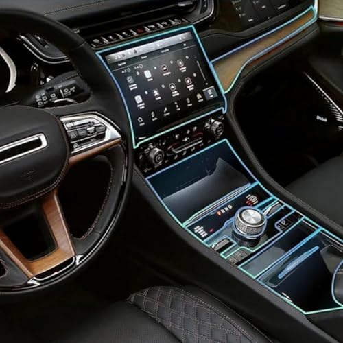 Reparación antiarañazos con película protectora de pantalla de coche Jeep