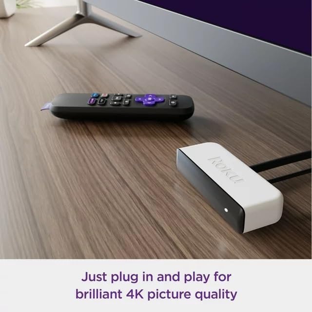 Roku 3920RW-SW Premiere - 4K/HDR Streaming Media Player, Enabled with Premium High Speed HDMI Cable & Simple Remote, Wi-Fi, with HDMI Cable and USB Extension Cord