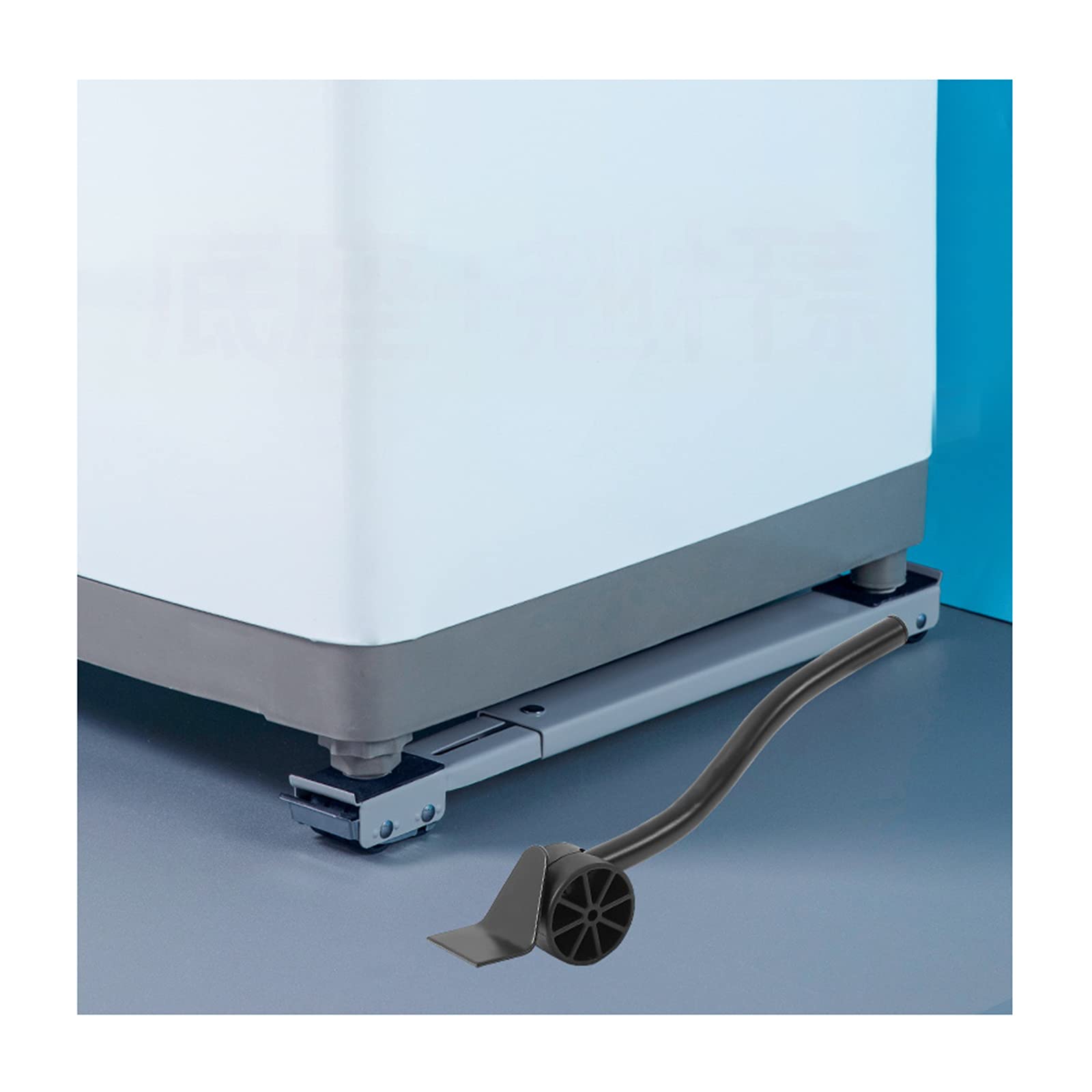 WMYYZYQ Washing Machine Base,Refrigerator Base,Fridge Stand,Fridge Stand Refrigerator Rack-Washing Machine Base, Suitable for Refrigerator Base, Dryer Base,A,Silver-B