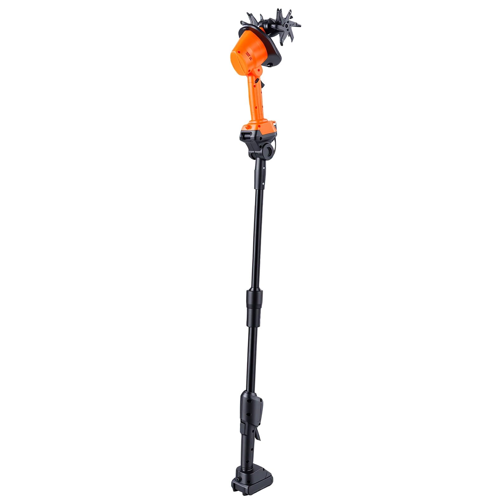 HEEPDD Cultivador de Jardín Inalámbrico, Cultivador Eléctrico de 235RPM con Batería de 8000mAh, Tiempo de Ejecución de 60 Minutos para Deshierbe, Aireación del Suelo (Enchufe de la UE 100-240V)