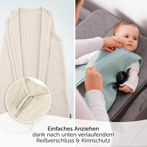 LaLoona Sommerschlafsack Mull, ärmellos - 110 cm – Ansicht 3