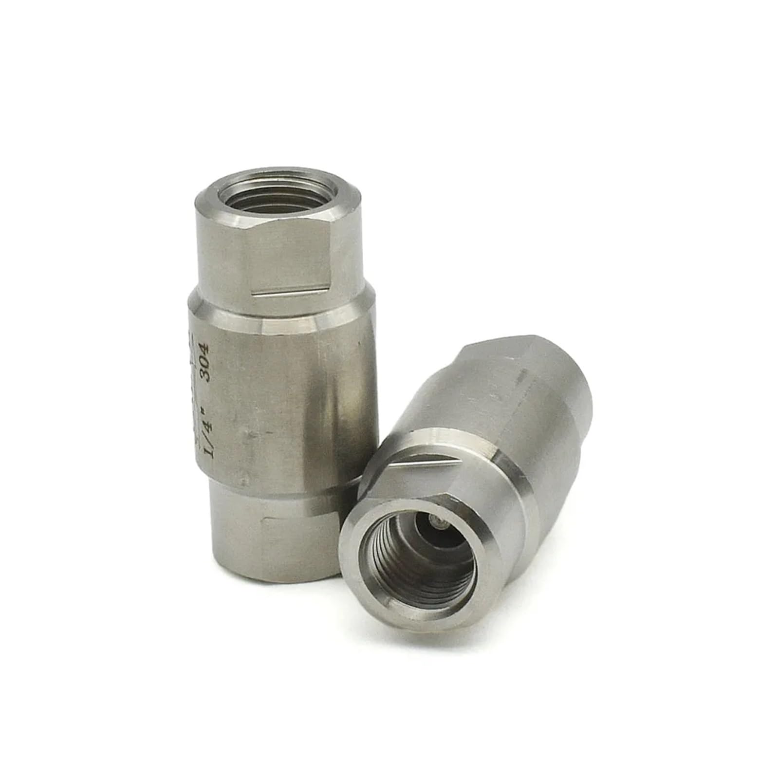 1 szt. zawór zwrotny wysokociśnieniowy z gwintem żeńskim BSP, stal 304, do wody, oleju, powietrza, 1/8" i 1/4" 3/8" 1/2" 3/4" 1" - 2"(1-1/2")