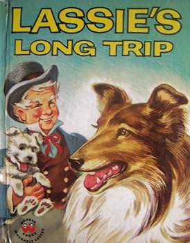 Hardcover Lassie's Long Trip Book