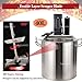 Automatic Food Mixer Stainless Steel Food Mixer Hot Pot Seasoning Bottom Soup Sauce Stirrer Frying Machine, One-button start, Adjustable stirring speed, Adjustable mixing scraper,40L-370W-220V
