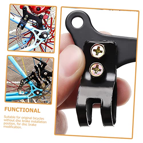 Adaptateur de frein à disque pour bicyclette sans œillets de fixation support réglable - 7