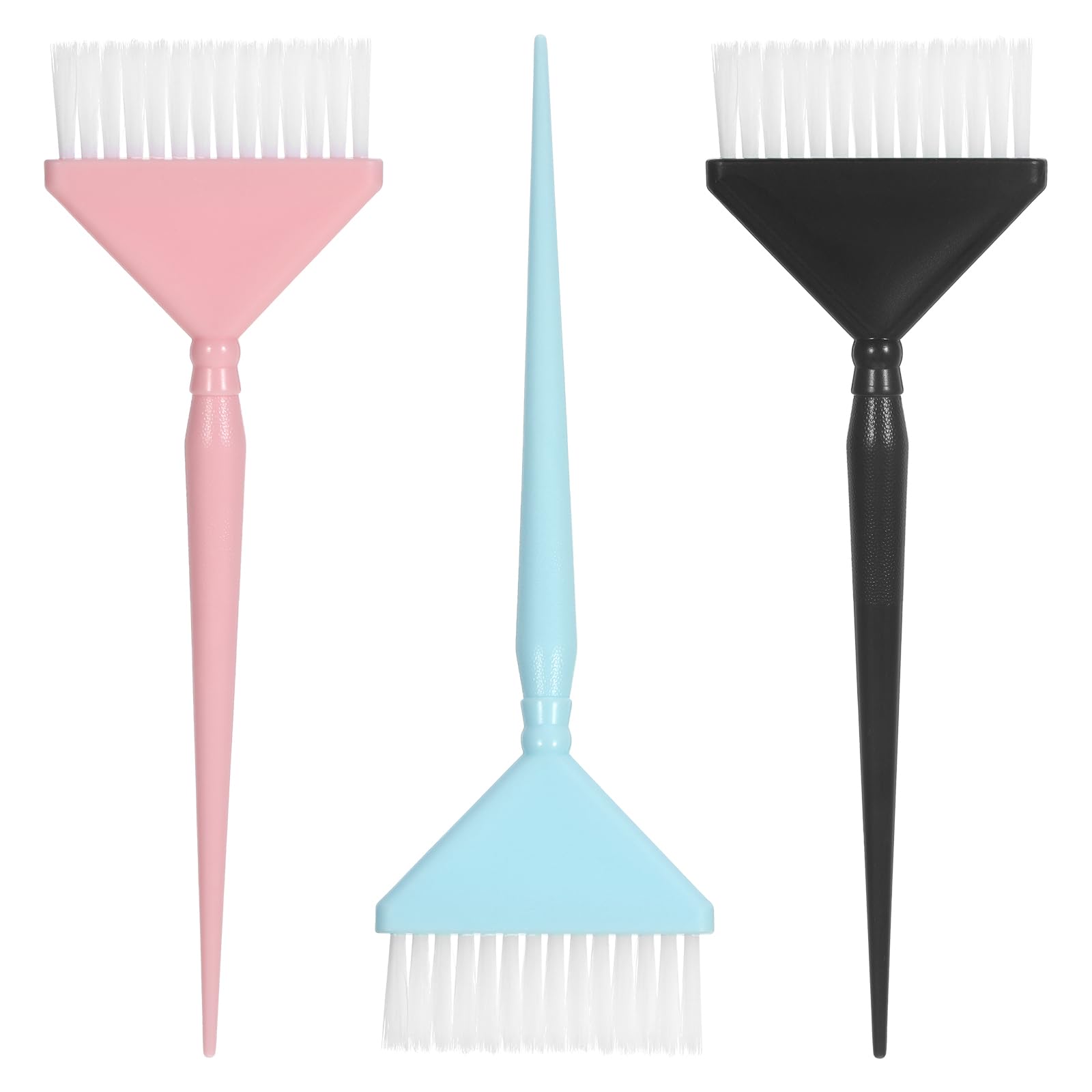 3Pcs Hair Color Applicator Brush Color Brushes for Hair Stylist Dye Brush Reusable Colors Tint Applicator for Salon Hairs Paint Brushes for Coloring and Dyeing Highlights