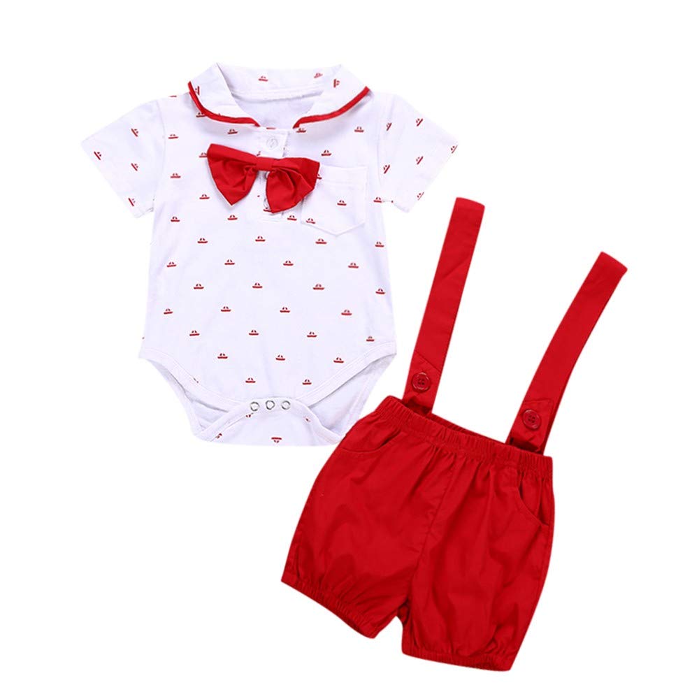 Grenouillère bébé manches courtes rouge M pour change facile - 8