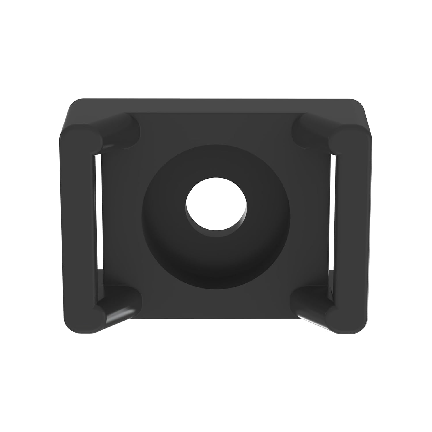 Panduit TM3S8-M0 Cable Tie Mount, .61-Inch, #8 Screw, Weather Resistant, Nylon, Black (1,000-Pack)