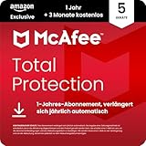 McAfee Total Protection (5 Geräte) 2025 | 15 Monate | Secure VPN, Sicherheitssoftware mit Virenschutz, Kennwort-Manager, Identitätsüberwachung | Digitaler download