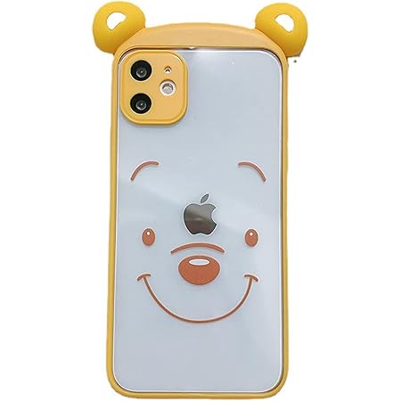 Amazon 並行輸入品 Iphone 11 ケース Disney フィギュア付きケース キュートピグレット ディズニー プーさん ソフトケース アイフォン カバー シリコンカバー ディズニーキャラクター ワイヤレス充電対応 6 1インチ 海外公式ライセンス品 Difcjcpgip11