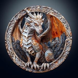 wudhank – Holzpuzzle Erwachsene, 3D Drachen Holzpuzzle, Unregelmäßige 