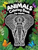 Stress Relief Animal Mandalas Coloring Book for Adults: 50 Beautiful Animals to Color and Relax Our Mind