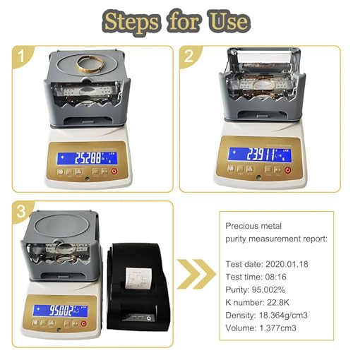 Purificatore elettronico ad alta precisione e analizzatore per l'industria dei gioielli e dei braccialetti – Dispositivo di test di qualità avanzato per gemme e metalli preziosi