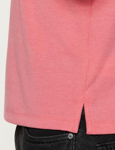 Image of Peter England Men's Premium Branded Regular Fit Half Sleeve Polo T-Shirt | Cotton Rich | Birds Eye Interlock Weave| No Pocket