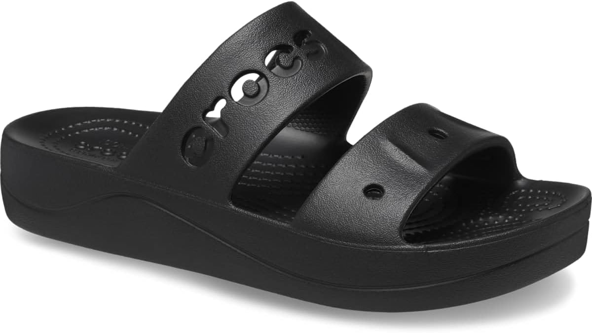 Crocs Women's Baya Platform Sandals, Black