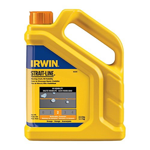 Irwin Tools IRWIN STRAIT-LINE 4935522 Permanent Staining Marking Chalk, Crimson Red, 2 pounds by IRWIN - Used condition - US$6.99