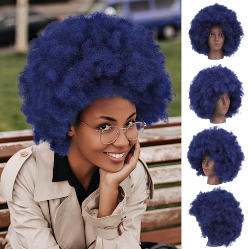 Postiche afro bouclée thermorésistante au volume naturel et durable