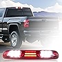 Fit for 2007 2008 2009 2010 2011 2012 2013 Chevy Silverado / GMC Sierra 1500 2500 3500 HD Rear Roof Center LED Third 3rd Brake Cargo Light Assembly High Mount Brake Tail Light