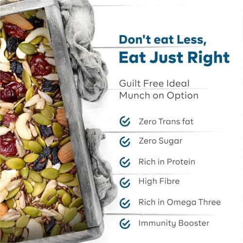 Image of Organic Grocery Almonds | Cashew | Apricot | Green & Black Raisins | Dried Fruit | Amal Candy | Pumpkin, Sunflower & Flax Seed | Nuts and Dry Fruits (100g) - Celebration gift pack hamper
