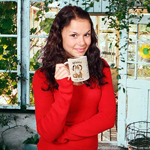 TRIOSK Tasse Katze lustig mit Spruch Sternzeichen Widder Katzenmotiv Horoskop Geschenk für Katzenliebhaber Geburtstag Frauen Freundin – Ansicht 4