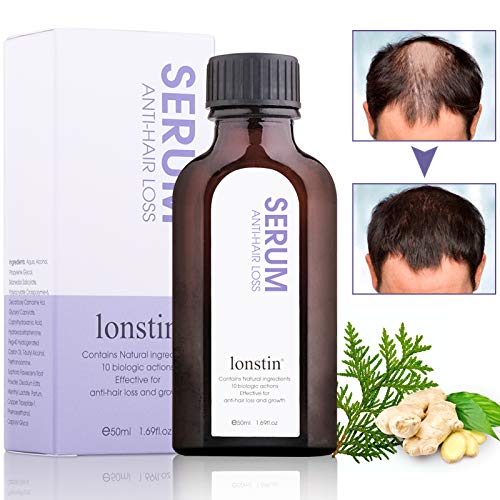 Hair Growth Oil, Hair Growth Serum, Anti-Hair Loss Essential Oil, lonstin Ginger Hair Loss Treatments, Hair Serum For Hair Growth, Stronger, Thicker, Longer, Fuller, Healthy Hair, Repairs Hair Follicles, Prevent Hair Loss & Thinning for Men and Women