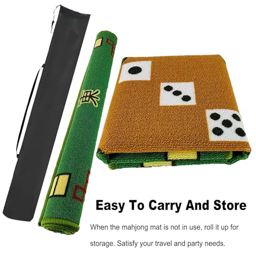 Tapete para mesa de Mahjong antideslizante y silencioso miniatura 6