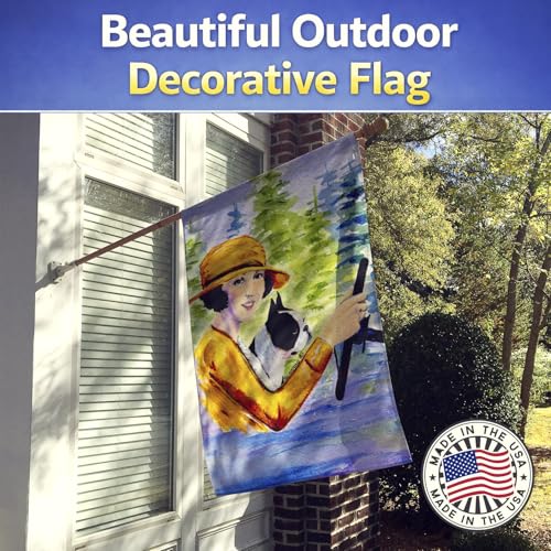 Drapeau Boston Terrier grand format pour mât de maison et jardin - 3