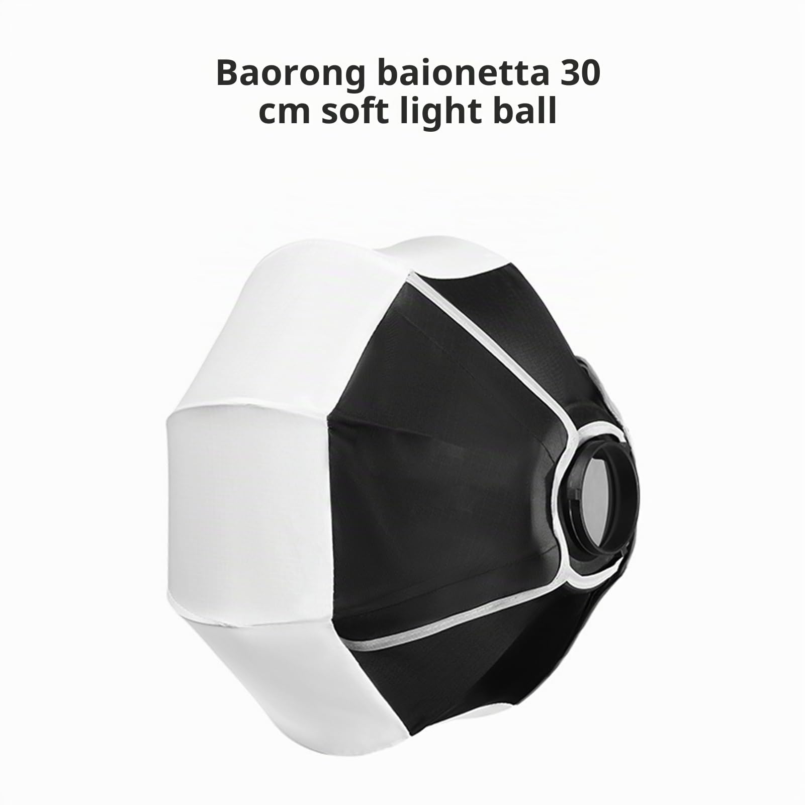 Lanterna Softbox sferica pieghevole Softbox da 30 cm/11,8 pollici Installazione rapida Mini Bowens Mount Studio Fotografia Video Illuminazione Accessorio