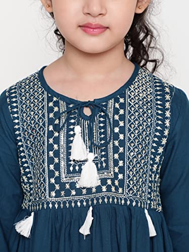 Image of NIYA Girls Party Embellished Embroidered Festive Casual TOP