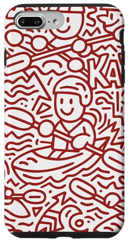 Kayak Canoes-Boat Kayaking, JbN tBbVO JbN V[JbN ނ JbN X}zP[X iPhone 7 Plus/8 Plus p