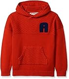 Aufnäher auf der Brust RED WAGON Jungen Kapuzenpullover Red Hoody, Rot (Red), 104 (Herstellergröße: 4 Jahre)