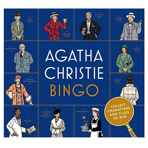 Agatha Christie Bingo Laurence King board game anglais loto mystère