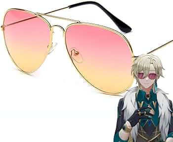 Amazon.co.jp: 崩壊スターレイル アベンチュリン コスプレ 道具 眼鏡