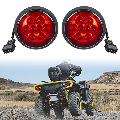 Cpowace Red Led Tail Light Compatible With Can-Am Outlander Renegade Commander Maverick 2011-2017 Pack Of 2 #TOP7