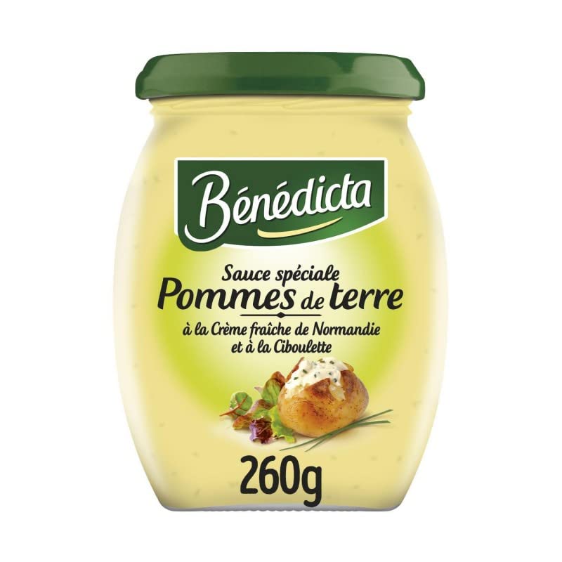 BENEDICTA - Sauce Spéciale Pommes De Terre - Savourez l'Accompagnement Parfait en 260G! - Lot De 4 - Vendu Par Lot