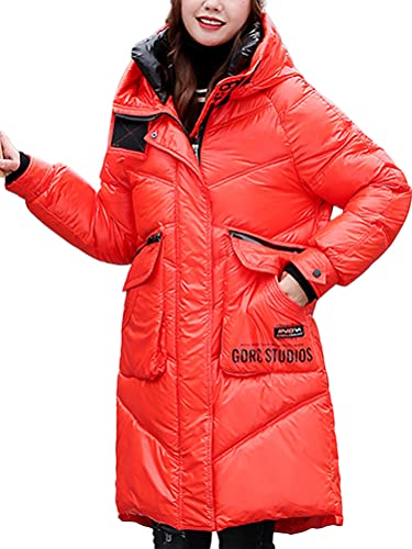Onsoyours Damen Winterjacke Lange Daunenjacke Warm Parka Jacke mit...