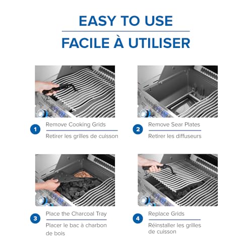 Napoleon - Dispositivo de Ahumado de Hierro Fundido, Color Negro - imagen 3