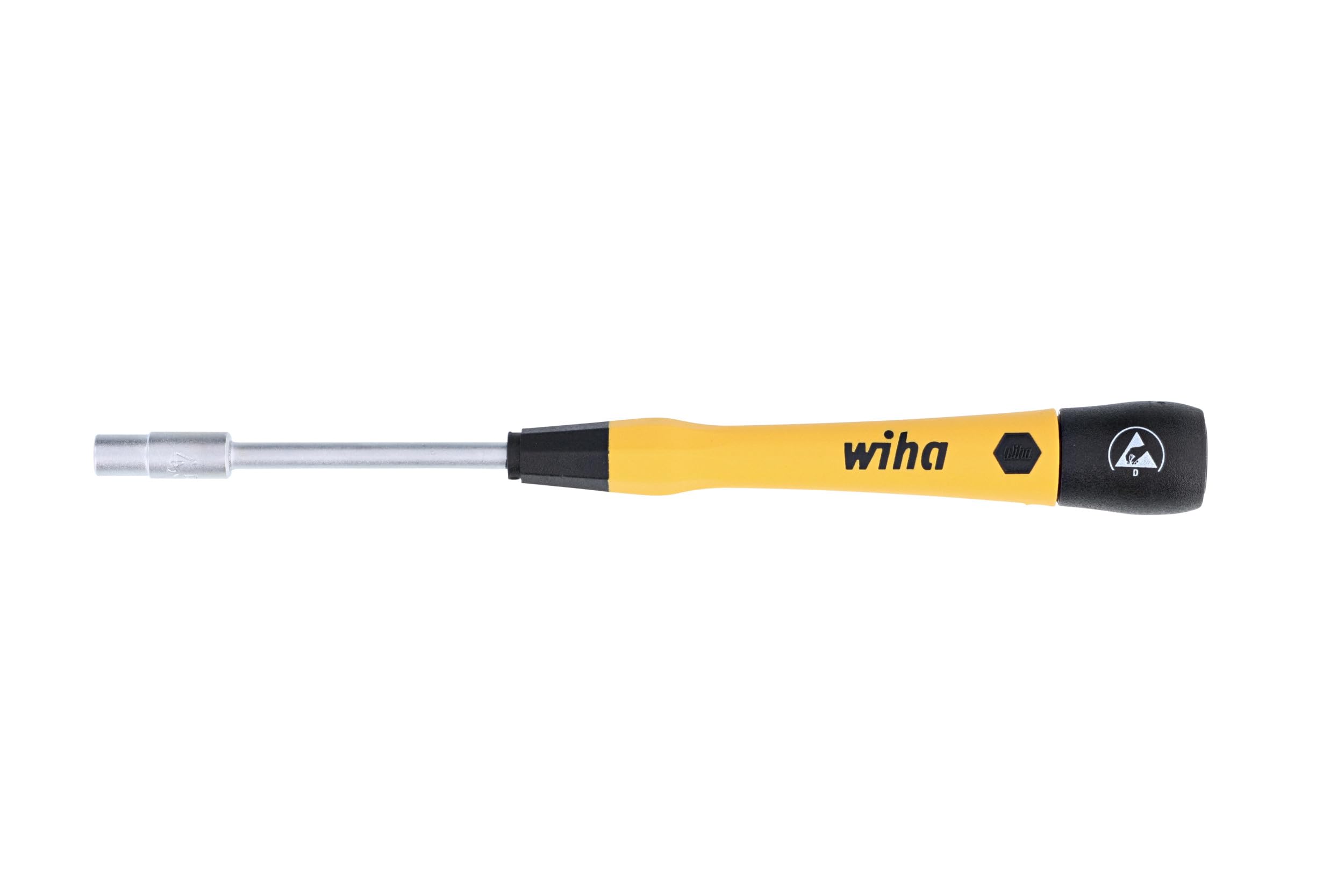 Tournevis d'écrou antistatique Wiha PicoFinish ESD 4,5 mm x 60 mm
