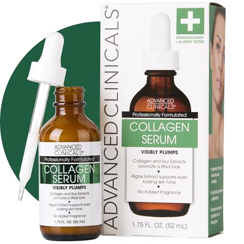 Advanced Clinicals Collagen Serum For Face |...