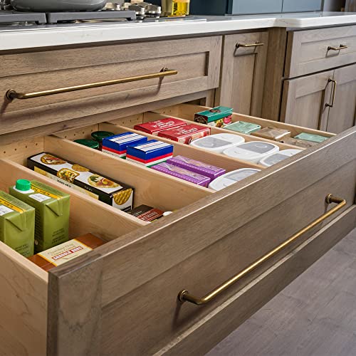 Yanxia 12 Pack Antique Brass Kitchen Cabinet Bar Pulls,Vintage-Inspired Decor,12-5/8" Center To Center #TOP2